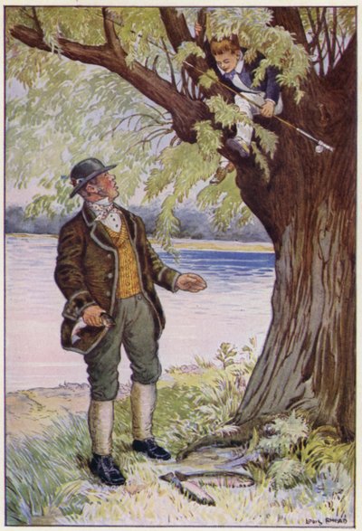 トム・ブラウンの学校時代のイラスト 作： Louis John Rhead
